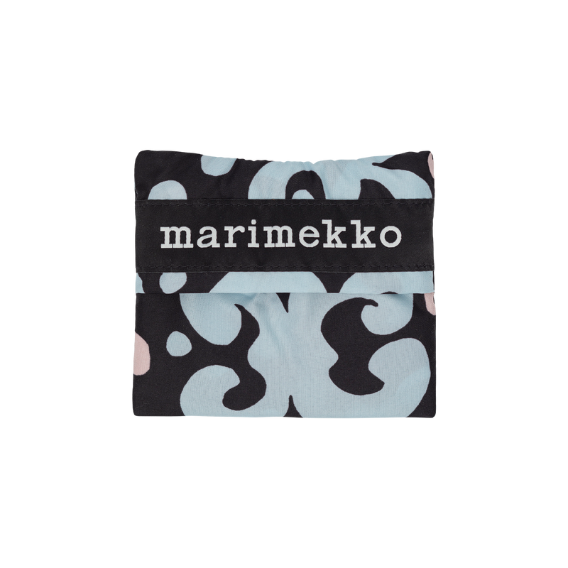 Marimekko pouch with abstract pattern on a white background