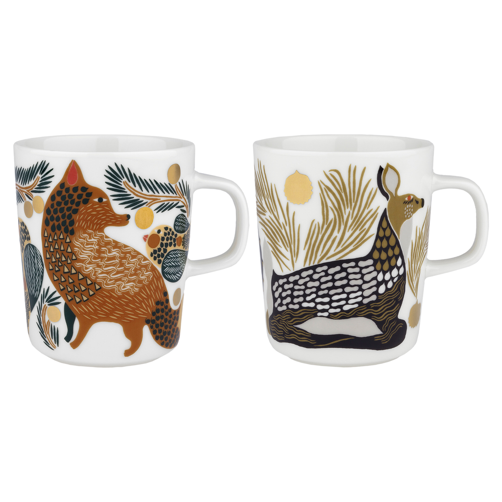 Marimekko Ketunmarja & Peura Mugs (Set of 2) – Touch of Finland