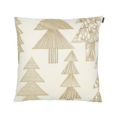 Marimekko Kuusikossa Cushion Cover gold cotton