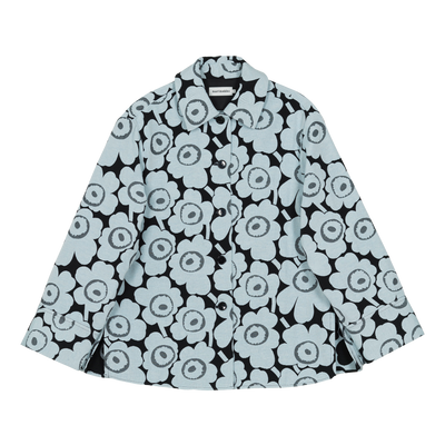 Marimekko Ladonta Unikko Shirt, black/lt.blue