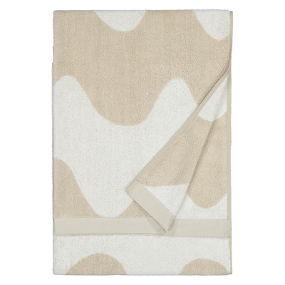 Marimekko Lokki Bath Towel, beige/white