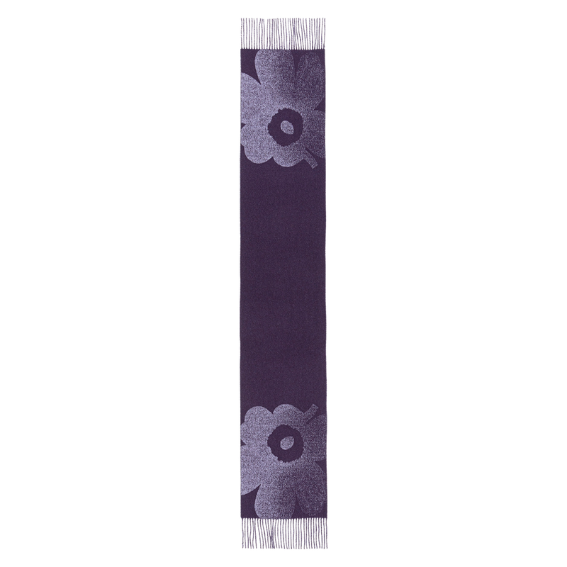 Marimekko Onnekas Unikko Scarf, purple
