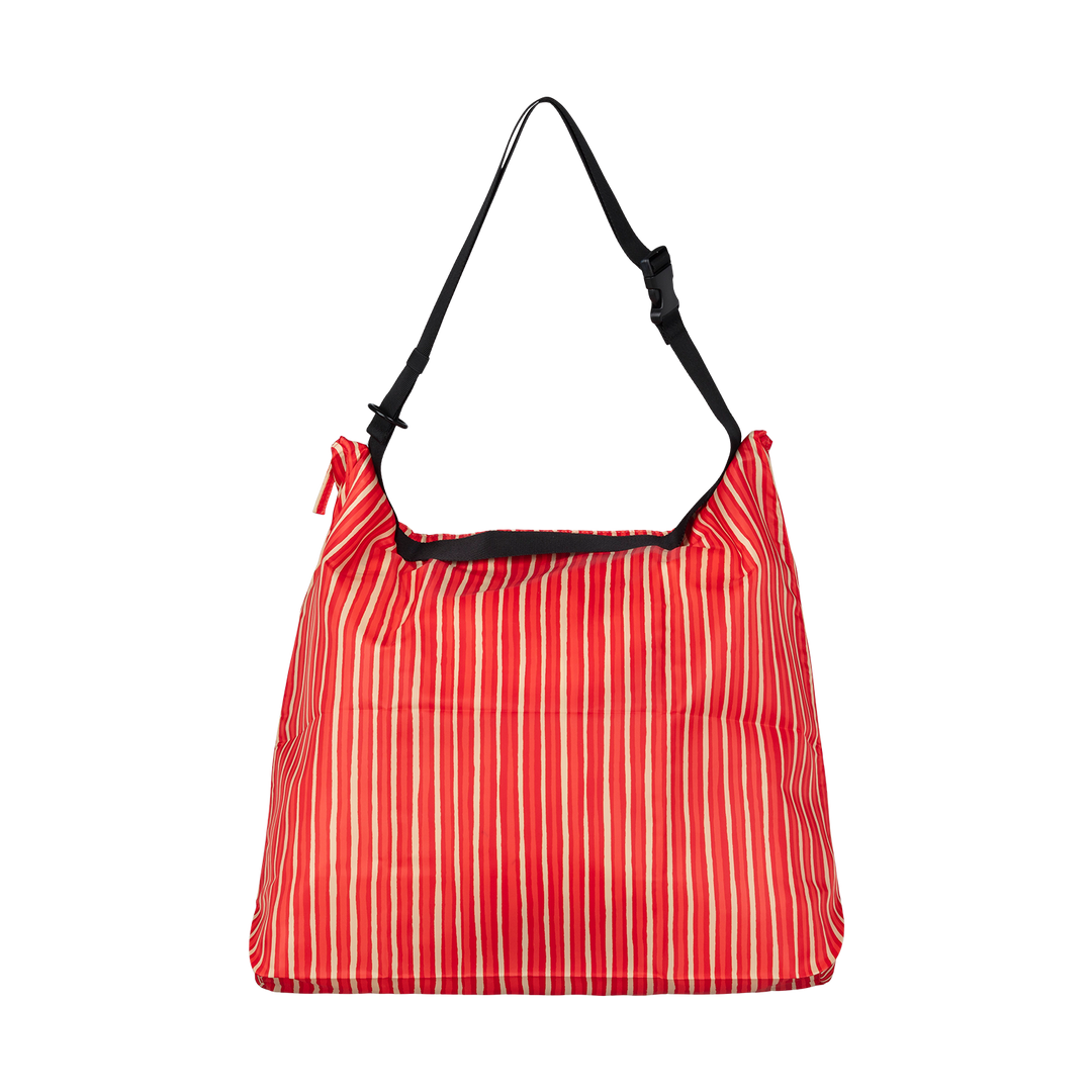 Marimekko Piccolo Neat Large Crossbody Shoulder Bag, red/beige