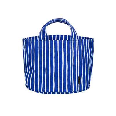 Marimekko Piccolo Small Storage Basket blue white