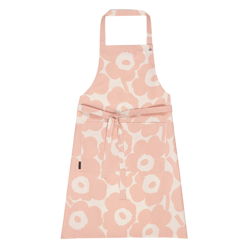 Marimekko Pieni Unikko Apron, cotton/peach