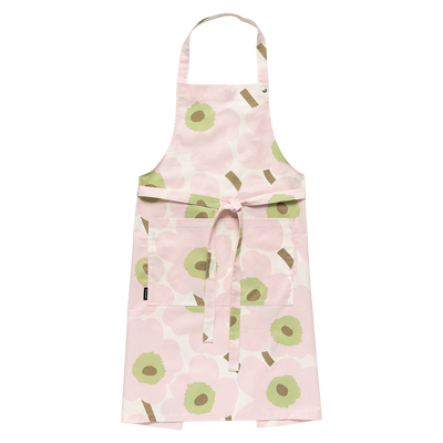 Marimekko Pieni Unikko Apron, off-white/pink/pear/sand