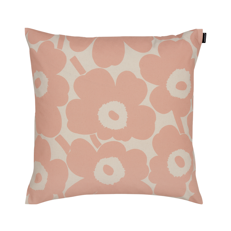 Marimekko Pieni Unikko Cushion Cover cotton peach