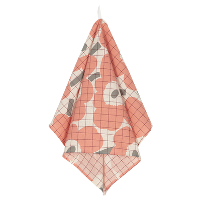 Marimekko Pieni Unikko Kitchen Towel Set of 2, rose