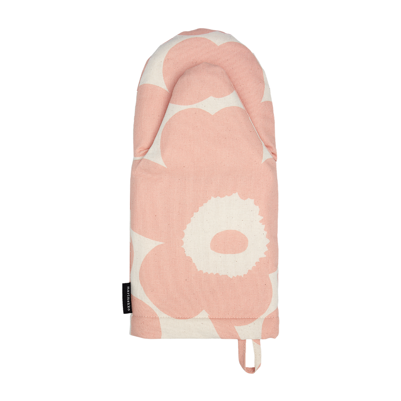 Marimekko Pieni Unikko Oven Mitten cotton peach