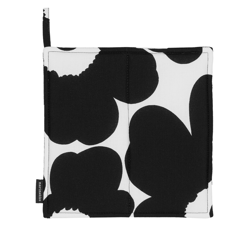 Marimekko Pieni Unikko Pot Holder, black/white