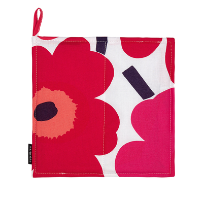 Marimekko Pieni Unikko Pot Holder, white/red