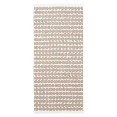 Marimekko Räsymatto Bath Towel, beige/white