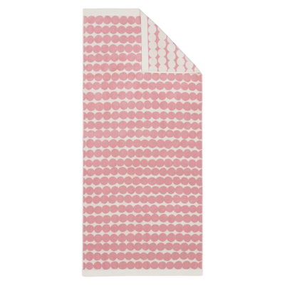 Marimekko Räsymatto Bath Towel, lt.pink/off-white