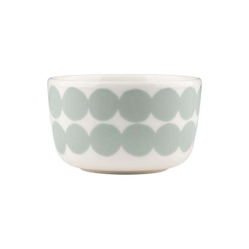 Marimekko Rasymatto Dessert Bowl, sage/off-white