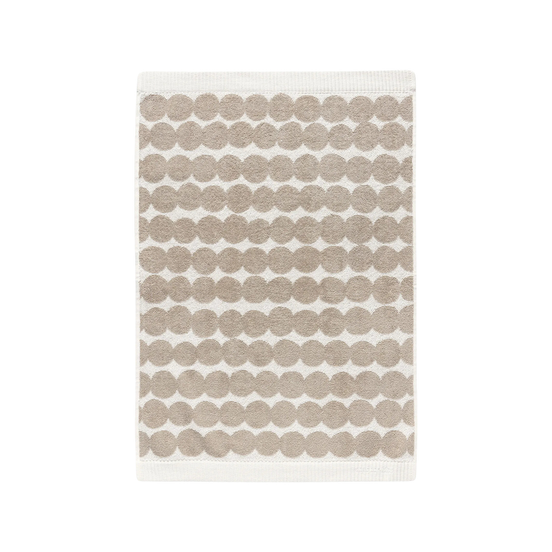 Marimekko Räsymatto Hand Towel, beige/white
