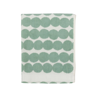 Marimekko Räsymatto Hand Towel, sage/off-white