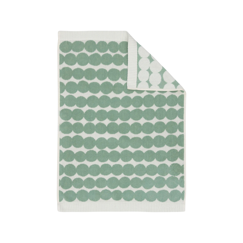 Marimekko Räsymatto Hand Towel, sage/off-white