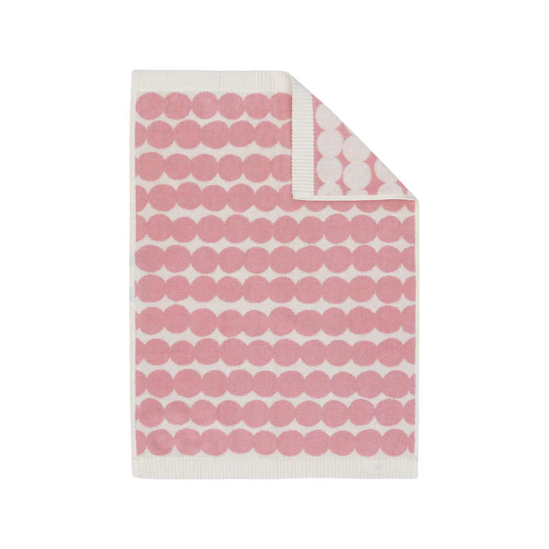 Marimekko Räsymatto Hand Towel, lt.pink/off-white