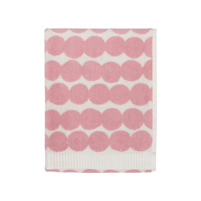 Marimekko Räsymatto Hand Towel, lt.pink/off-white