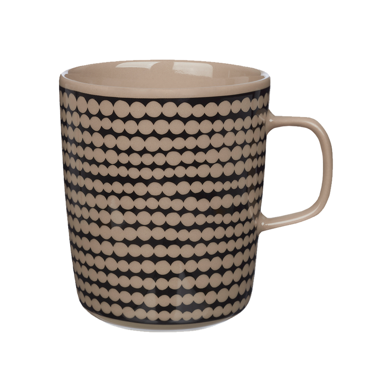Marimekko Räsymatto Mug terra black