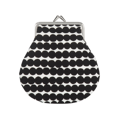 Marimekko Räsymatto Small Coin Purse, white/black