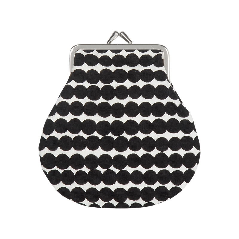 Marimekko Räsymatto Small Coin Purse, white/black