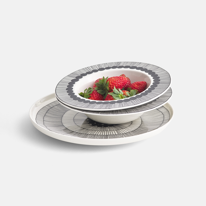 marimekko - Siirtolapuutarha marimekko 大皿25cmセット Marimekko Siirtolapuutarha Soup Bowl – Touch of Finland