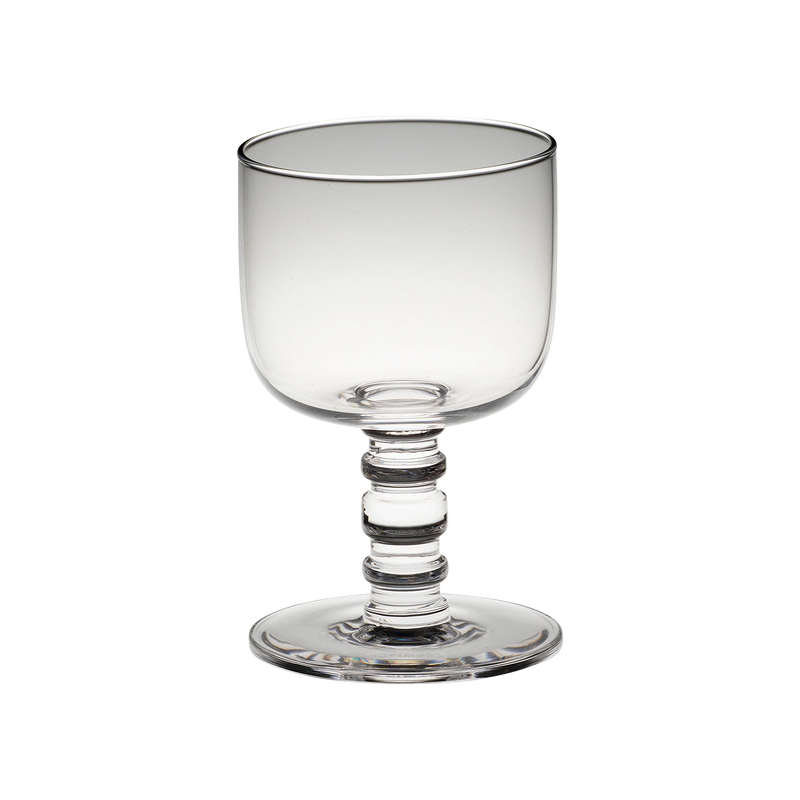 Marimekko Sukat Makkaralla Clear Glass Goblet