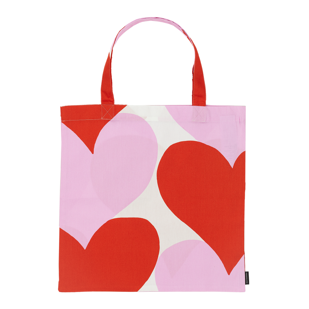 Marimekko Sydamet Cotton Tote Bag Touch of Finland