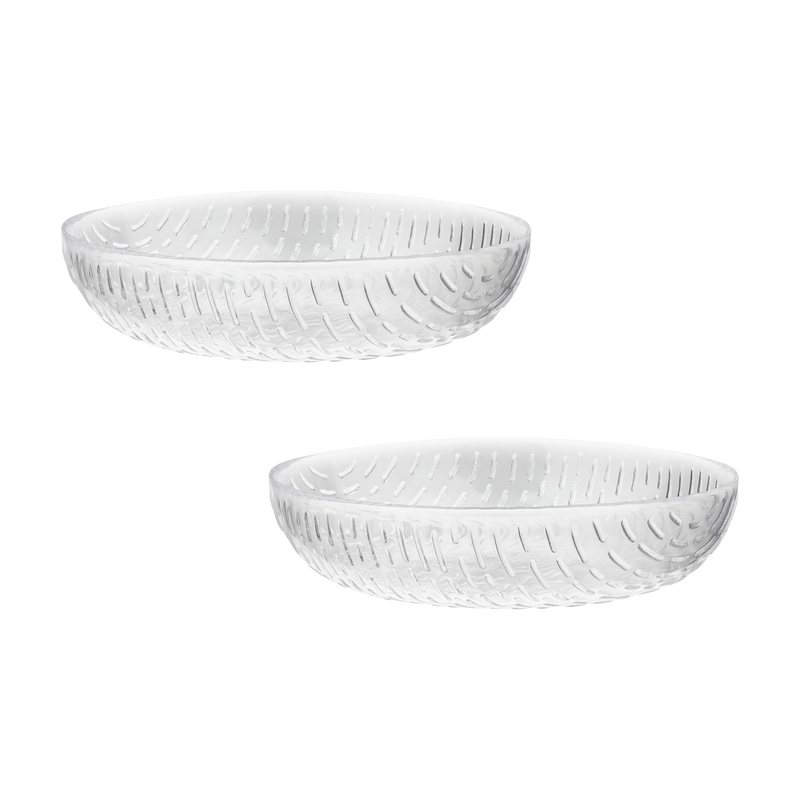 Marimekko Syksy Clear Glass Bowls (Set of 2)