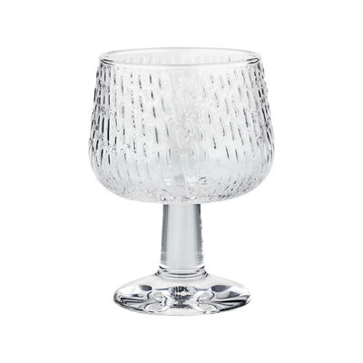 Marimekko Syksy Clear Glass Goblet