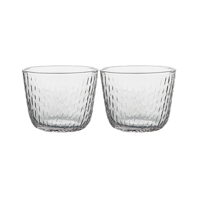 Marimekko Syksy Clear Glass Tumblers Set of 2