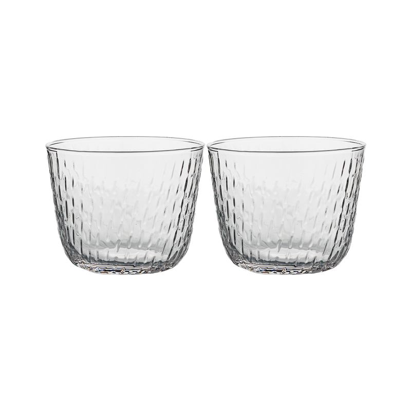 Marimekko Syksy Clear Glass Tumblers Set of 2