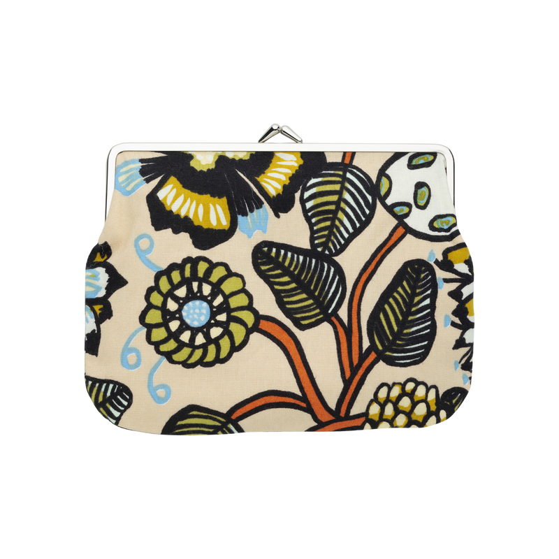 Marimekko Tiara Large Coin Purse, sand/orange/green