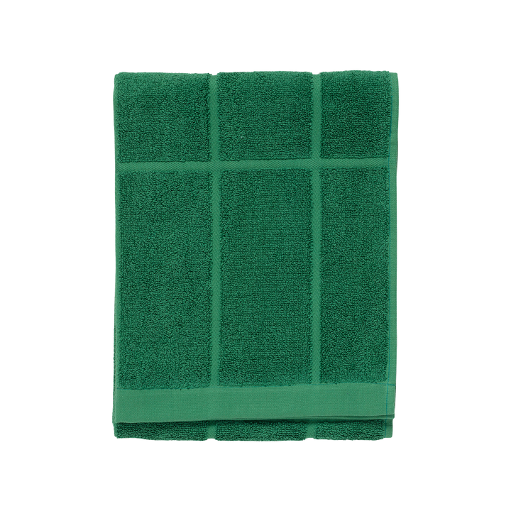 Marimekko Tiiliskivi Hand Towel, green – Touch of Finland