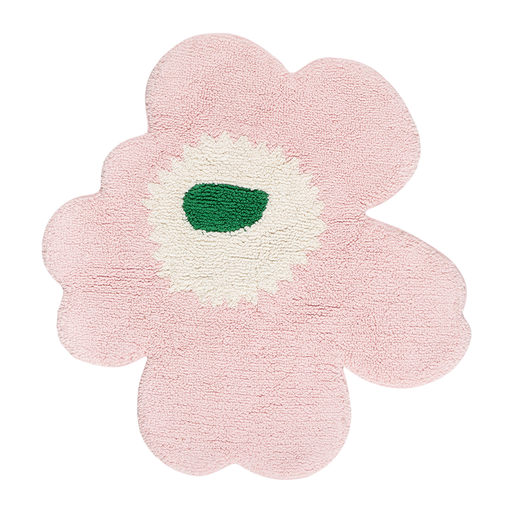 Marimekko Unikko Bath Mat, lt.pink/off-white/green – Touch of Finland Marimekko Unikko Bath Mat, lt.pink/off-white/green – Touch of Finland