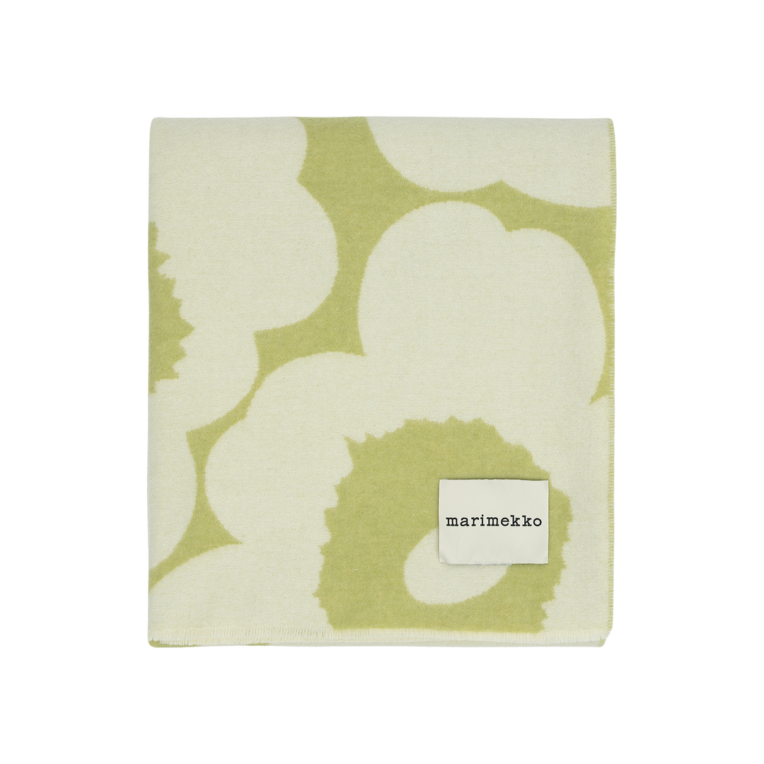 Marimekko Unikko Blanket, pear/off-white – Touch of Finland