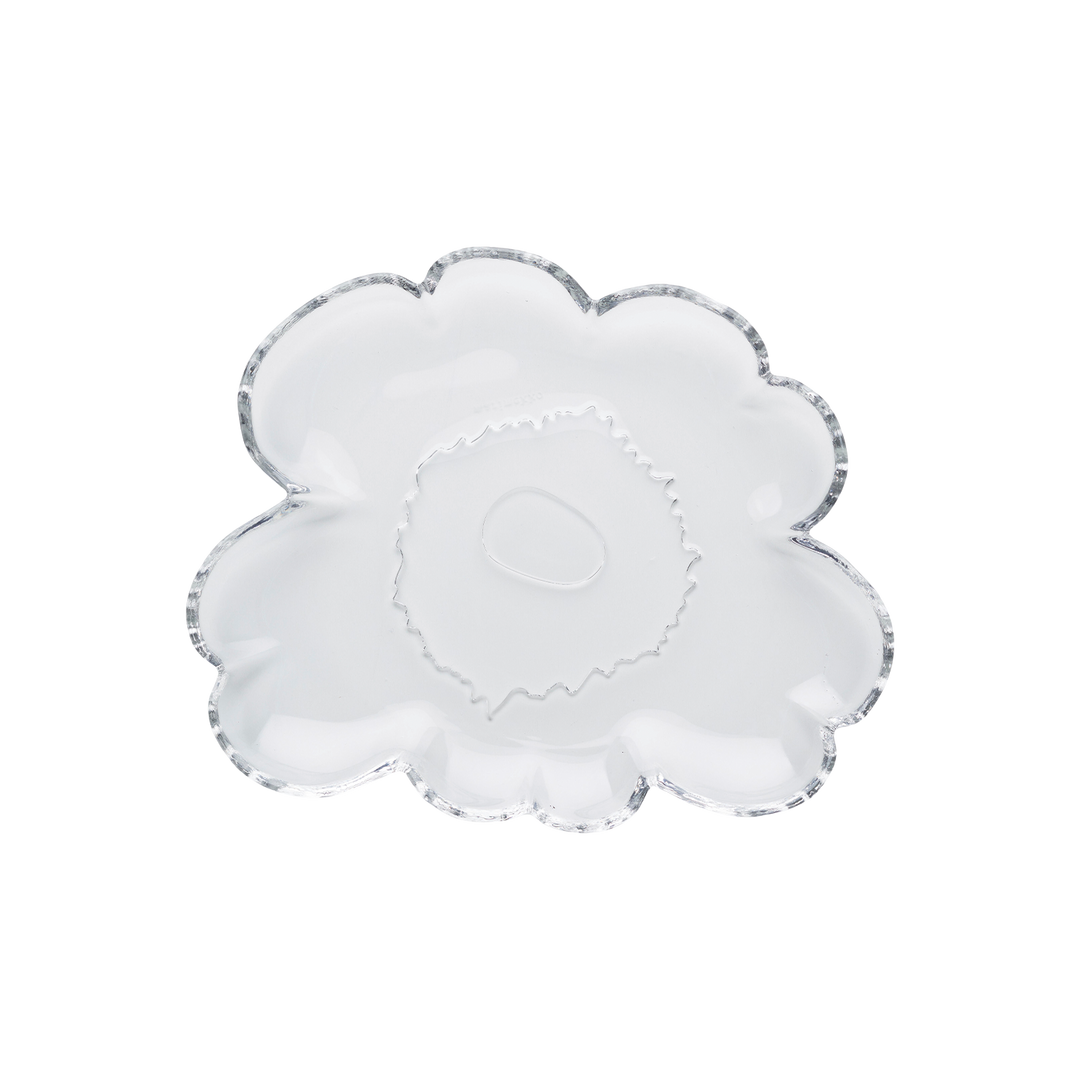 Marimekko Unikko Clear Glass Plate – Touch of Finland