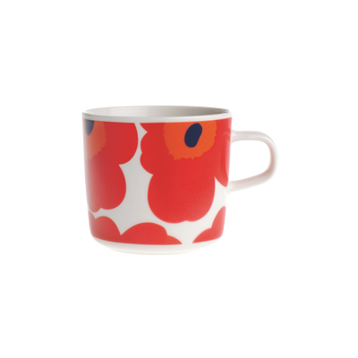 Marimekko Unikko Coffee Cup, white/red