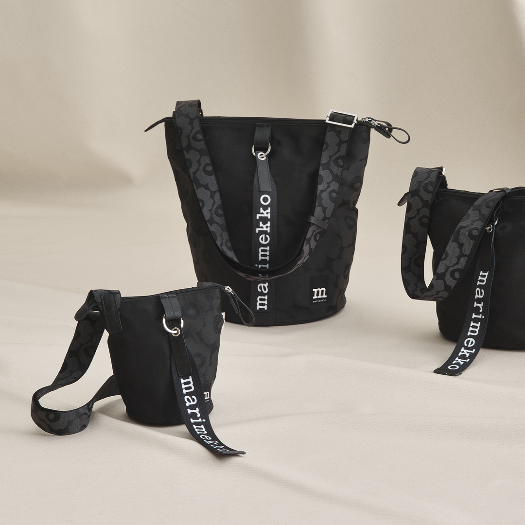 【marimekko】KRASTA UNIKKO TRIBUTE 60th Black Marimekko Kioski Nyytti Unikko Tribute Off White / Black