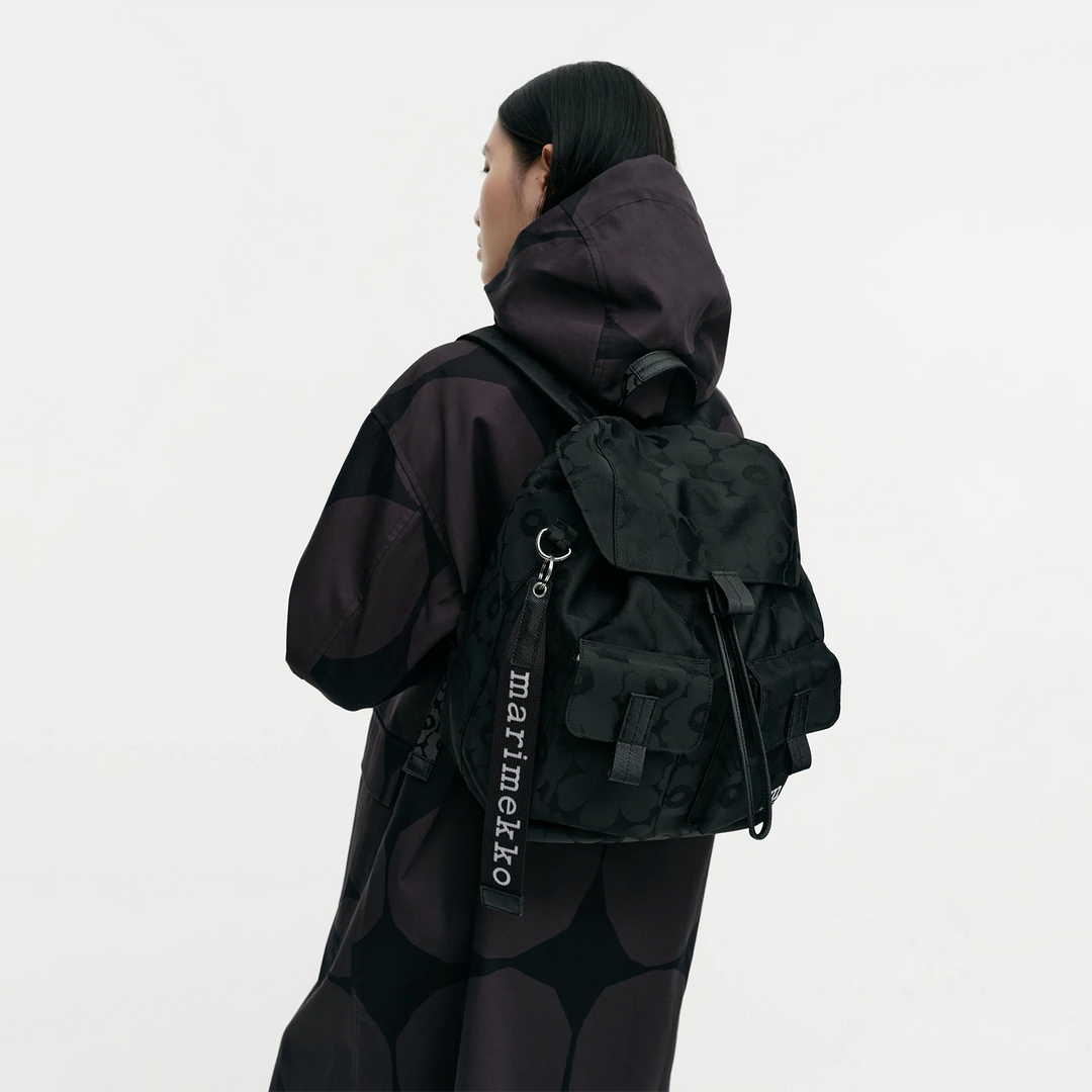 Marimekko Unikko Everything Large Backpack, black – Touch of Finland