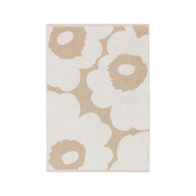 Marimekko Unikko Hand Towel, beige/white