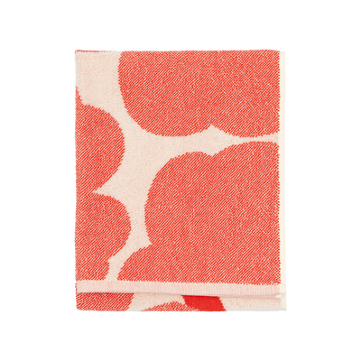 Marimekko Unikko Hand Towel, off-white/or.red
