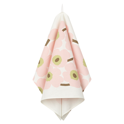 Marimekko Unikko Kitchen Towel, off-white/pear/pink/sand