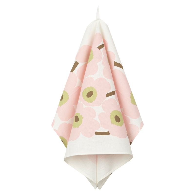 Marimekko Unikko Kitchen Towel, off-white/pear/pink/sand