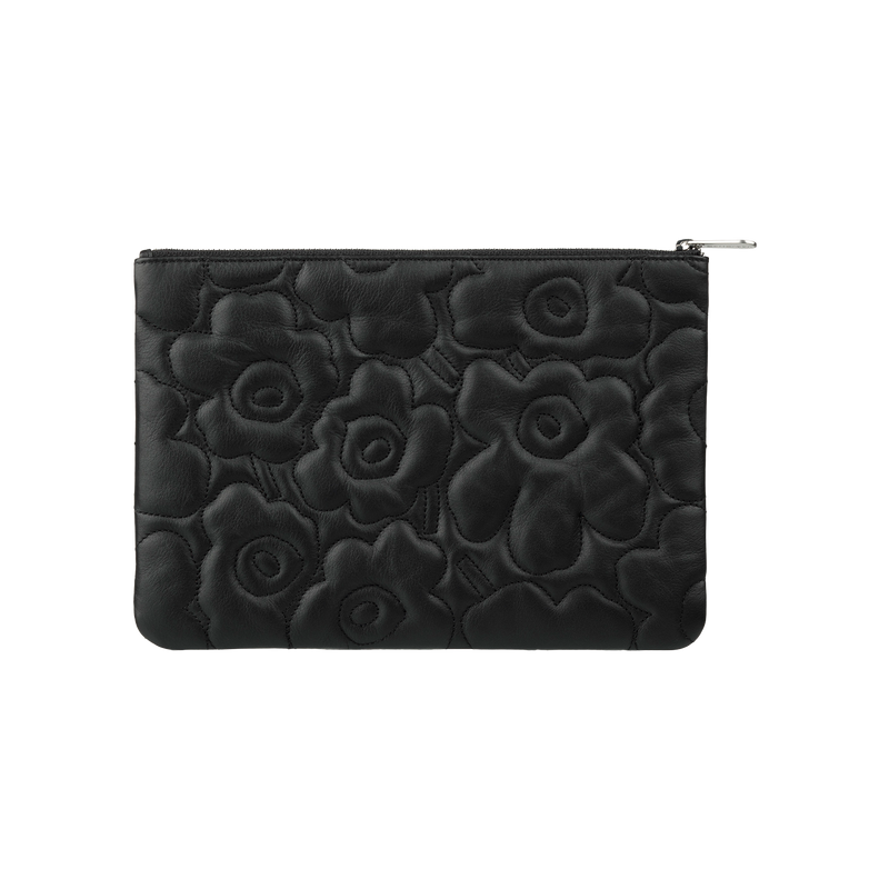 Marimekko Unikko Pouch Clutch Bag, black