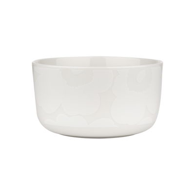 Marimekko Unikko Soup / Cereal Bowl, off-white/white