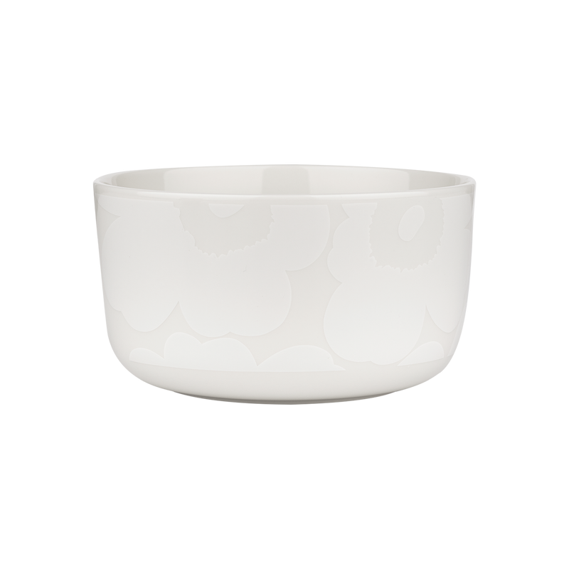 Marimekko Unikko Soup / Cereal Bowl, off-white/white