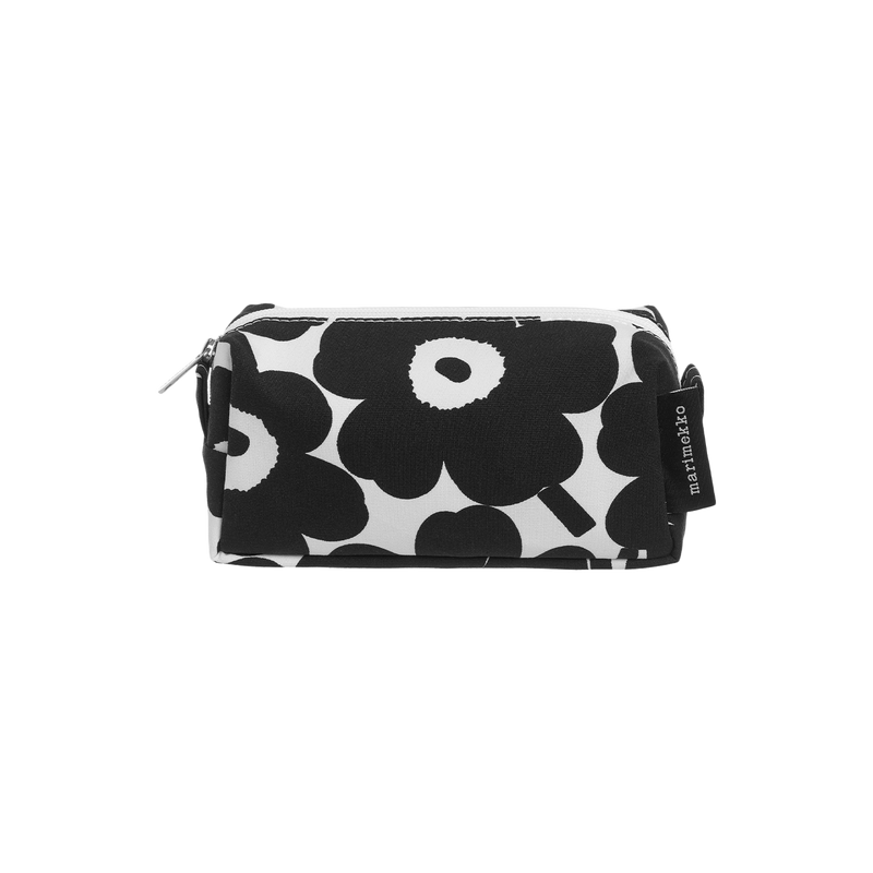 Marimekko Unikko Tiise Cosmetic Bag, white/black