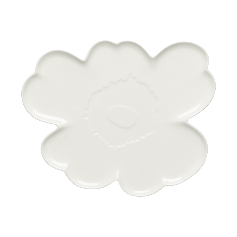 Marimekko Unikko White Serving Plate